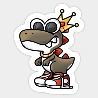 RetroRex (Brown) Sticker